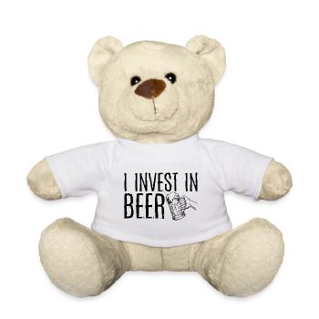 I Invest In Beer 3 - Teddy - Weiß - Vorne