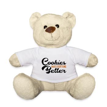 Les cookies améliorent tout 6 - Nounours - blanc - Devant