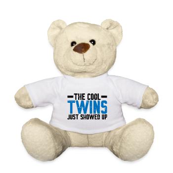The Cool Twins Just Showed Up 15 - Teddy Bear - white - Front