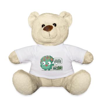 The Brain of the Machine - Teddy Bear - white - Front