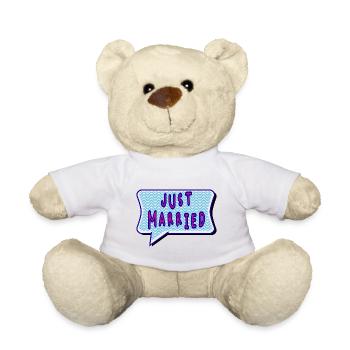 SAINT VALENTINE. bachelorette party. I LOVE YOU. I LOVE YOU. LOVE - Teddy Bear - white - Front