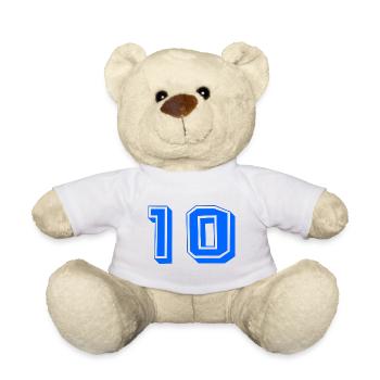 10. 10 JAHRE. 10-JÄHRIGES JUBILÄUM. 10-JÄHRIGES JUBILÄUM. - Teddy - Weiß - Vorne