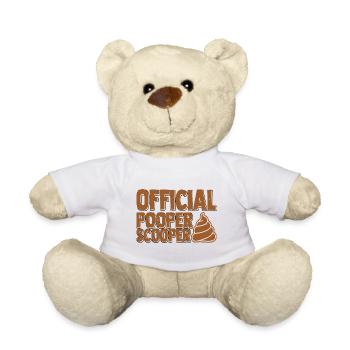 Scooper officielle Pooper 27 - Nounours - blanc - Devant