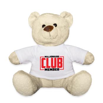 Membre du Club des millionnaires 36 - Nounours - blanc - Devant