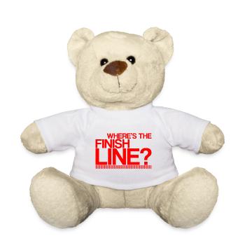 Où est la ligne d’arrivée 2 - Nounours - blanc - Devant