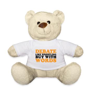 Debate, Like Wrestling But With Words 2 - Teddy - Weiß - Vorne