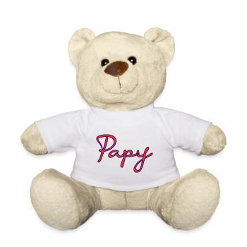 OPA. VATERTAG. ALLES GUTE ZUM GEBURTSTAG, PAPA. PAPA. FEST - Teddy - Weiß - Vorne