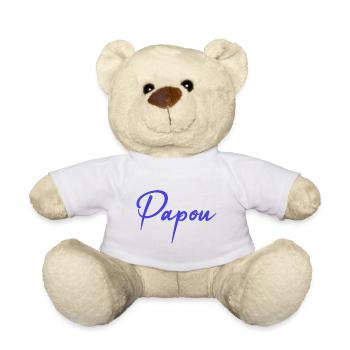 PAPUAN. DAD. FATHER's DAY. HAPPY BIRTHDAY DAD. FEAST - Teddy Bear - white - Front