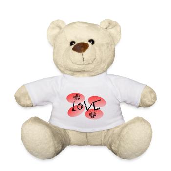 SAINT VALENTINE. bachelorette party. I LOVE YOU. I LOVE YOU. LOVE - Teddy Bear - white - Front