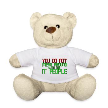 Vous ne plaisantez pas avec les gens de l’informatique 3 - Nounours - blanc - Devant