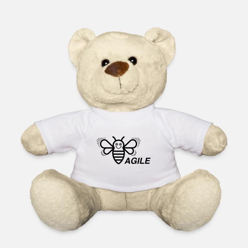Be(e) Agile - Teddy - Weiß
