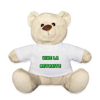 RETRAITE. RETRAITE. RETRAITEE. RETRAITE - Nounours - blanc - Devant