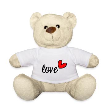 VATERTAG. FROHER VATERTAG. PAPA. FEST. LIEBE - Teddy - Weiß - Vorne