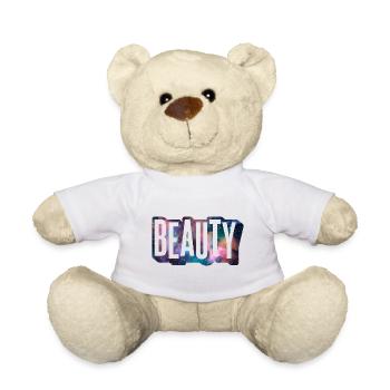 Beauté Beauté Espace Extra-atmosphérique Police Cool - Nounours - blanc - Devant