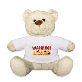 L’amour des animaux. Attention, il peut contenir des cheveux. - Nounours - blanc - Devant