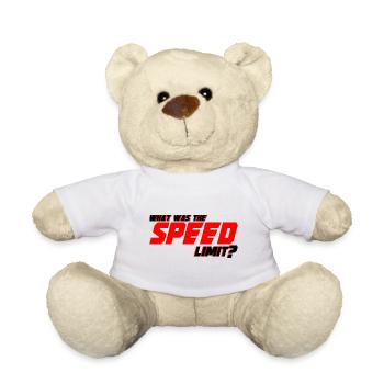 Quelle était la limite de vitesse 4 - Nounours - blanc - Devant