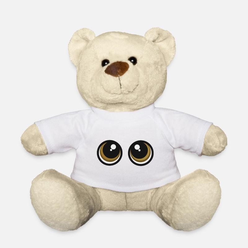 süße Augen Blick Geschenk Mimik süß Baby - Teddy - Weiß