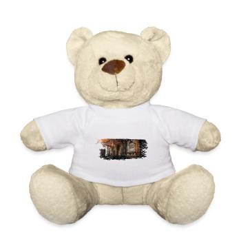 Lost Place 01 digital painting - Teddy Bear - white - Front
