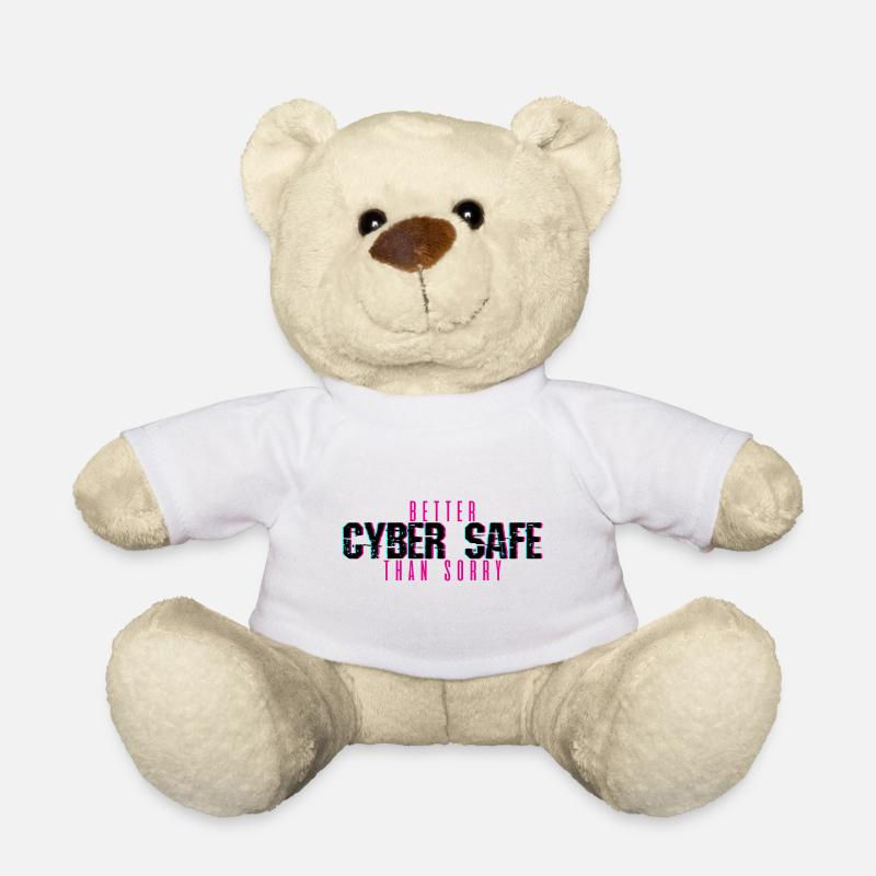 Mieux vaut cyber-sécurité que désolé 4 - Nounours - blanc