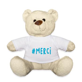 VIELEN DANK. DANKE. VIELEN DANK. JAHRESTAG. GEBURT. - Teddy - Weiß - Vorne