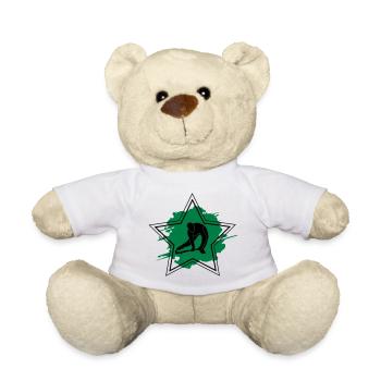 Hockey Star - Teddy Bear - white - Front