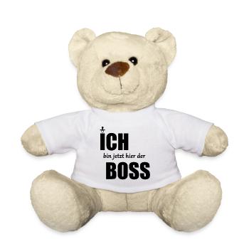 Ich bin jetzt der Boss - Baby - Teddy - Weiß - Vorne