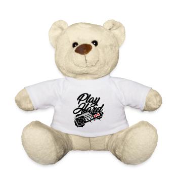 Play Hard G / S - Teddy Bear - white - Front