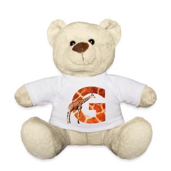 girafe g - Nounours - blanc - Devant