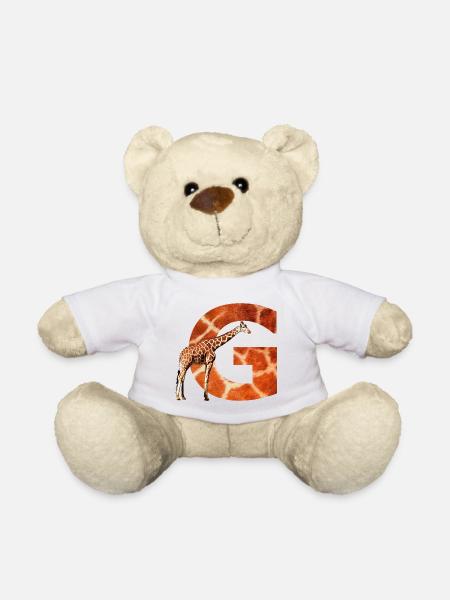 giraffe g - Teddy Bear - white