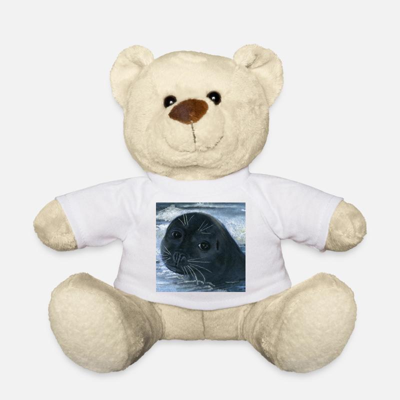 phoque animal marin - Nounours - blanc