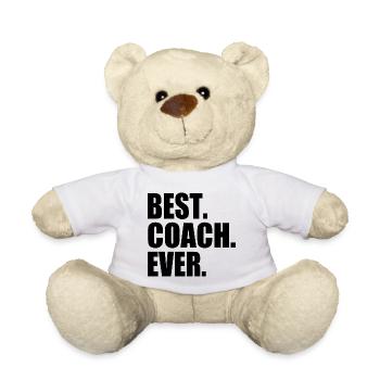 Best coach ever - Teddy Bear - white - Front