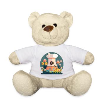 Flower Power Green Energy 2 - Teddy Bear - white - Front