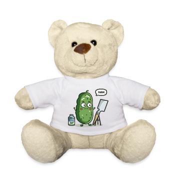 Painting the Town - Teddy Bear - white - Front