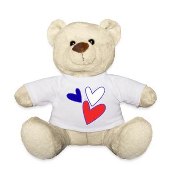 SAINT VALENTINE. bachelorette party. I LOVE YOU. I LOVE YOU. LOVE - Teddy Bear - white - Front