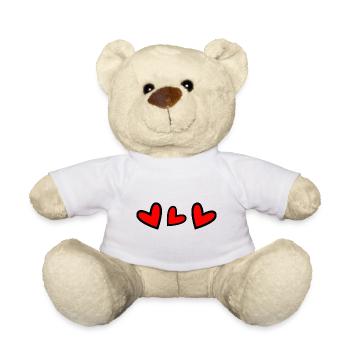 RETIREMENT. HAPPY RETIREMENT. HAPPY RETIREMENT. HEART - Teddy Bear - white - Front