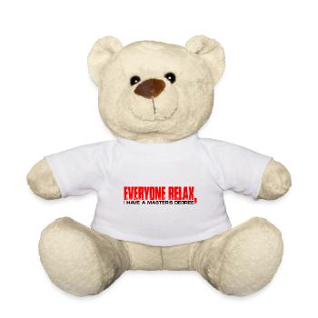 Tout le monde se détend, j’ai une maîtrise 31 - Nounours - blanc - Devant