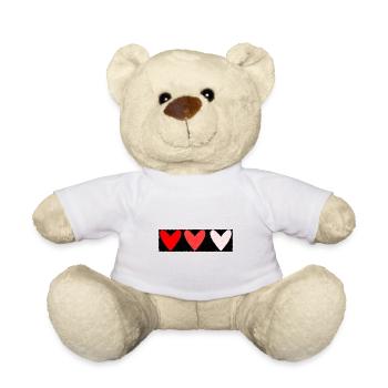 ALLES GUTE ZUM GEBURTSTAG. ALLES GUTE ZUM GEBURTSTAG. JAHRESTAG. - Teddy - Weiß - Vorne