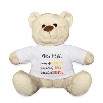 ennui frisson horreur - Nounours - blanc - Devant