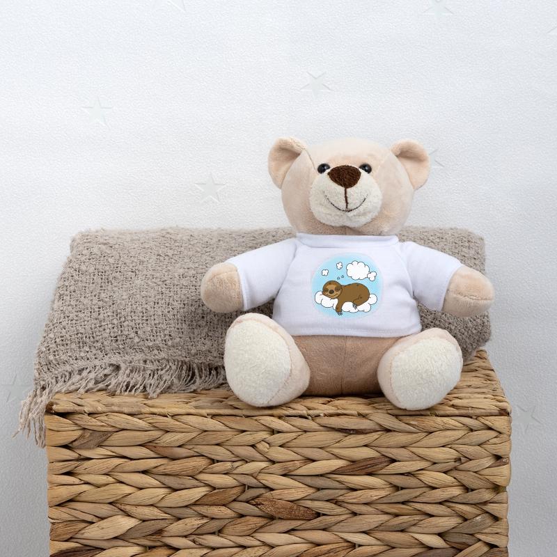 Sloth Chill Clouds Gift Teddy Bear