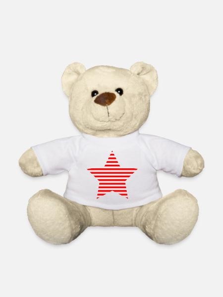 STAR. STARS. STAR. STARS. FEAST. ANNIVERSARY - Teddy Bear - white