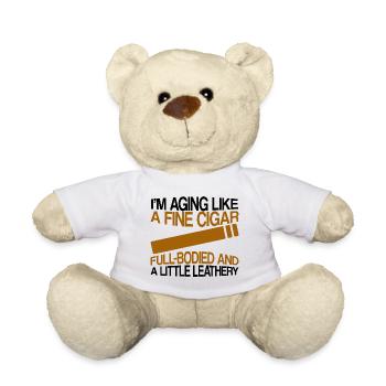 I'm Aging Like A Fine Cigar 4 - Teddy - Weiß - Vorne