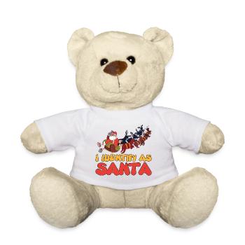 I Identify As Santa 6 - Teddy Bear - white - Front