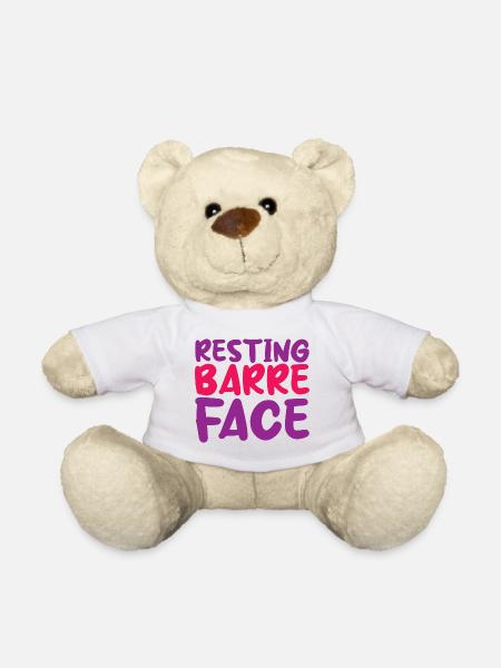 Resting Barre Face 2 - Teddy - Weiß