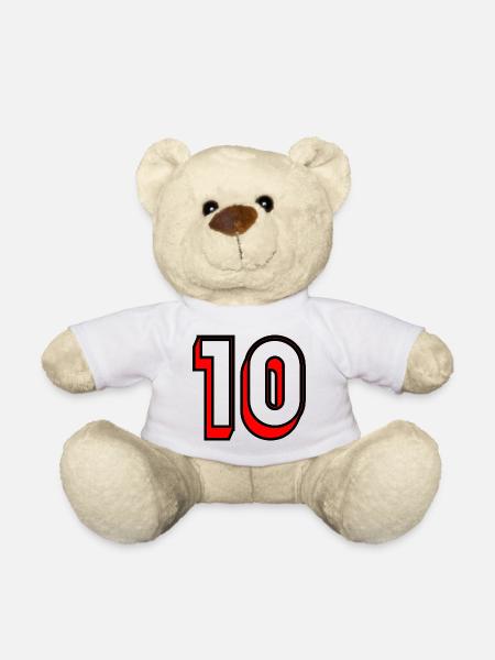 10. GEBURTSTAG. ALLES GUTE ZUM GEBURTSTAG! - Teddy - Weiß