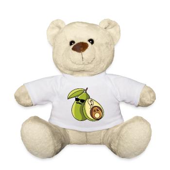 Avocado Mom für Schwangerschaft Mamacado - Teddy - Weiß - Vorne