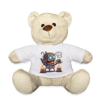 Grilling Bot - Teddy Bear - white - Front