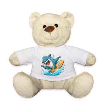 Surfeur de requins - Nounours - blanc - Devant