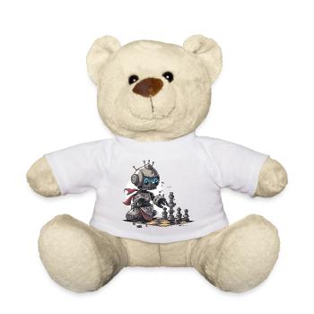 Mechanical Mind - Teddy Bear - white - Front