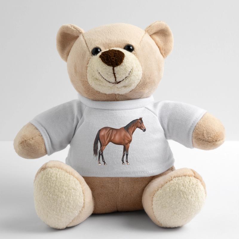 Serafina - cheval brun, debout Nounours