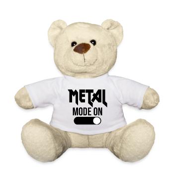 Heavy Metal Mode on - Nounours - blanc - Devant